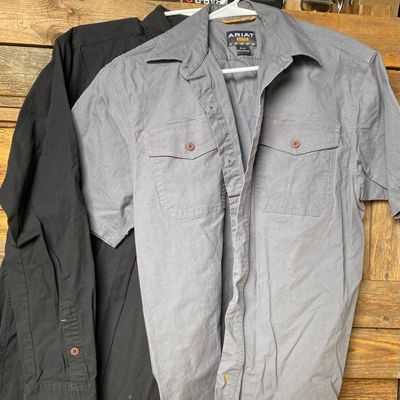 Ariat Rebar men’s button up shirt - Picture 2 of 5